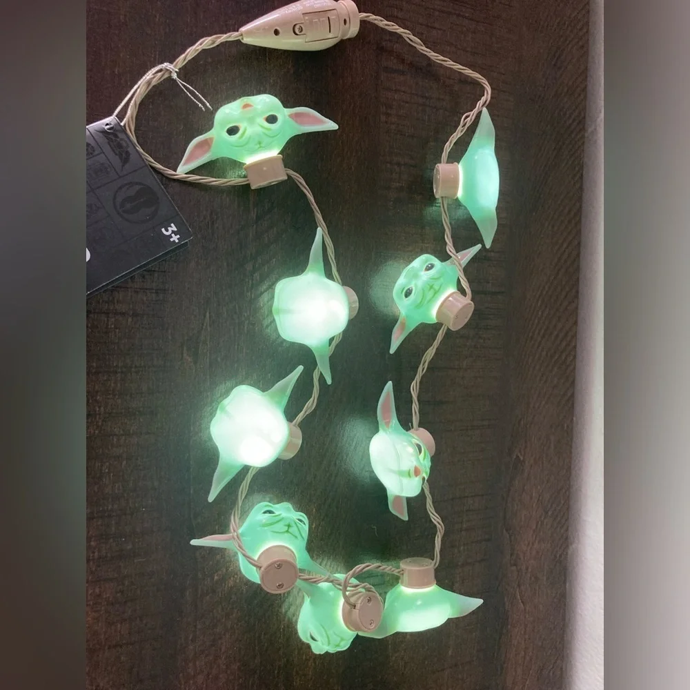 Star Wars Grogu Necklace Lights